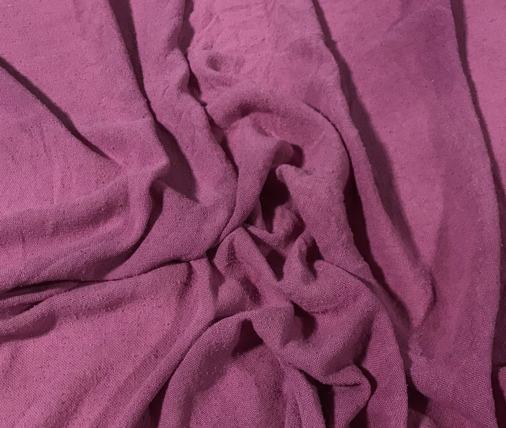 Lilac - Hand Dyed Poplin Gauze Silk Noil