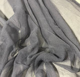 Pearl Gray - 3mm Hand Dyed Silk Gauze Chiffon