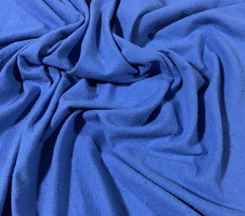 Periwinkle Blue - Hand Dyed Silk Noil