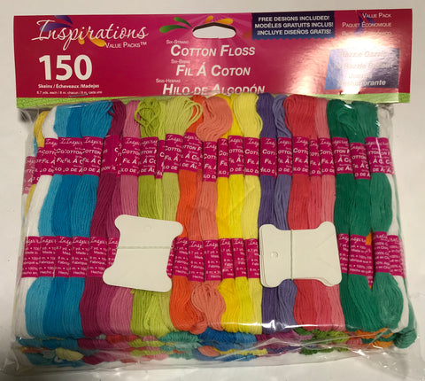 Inspirations Value Packs 150 Skeins Six-Strand Cotton Floss