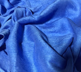 Cornflower Blue - Hand Dyed Silk Dupioni