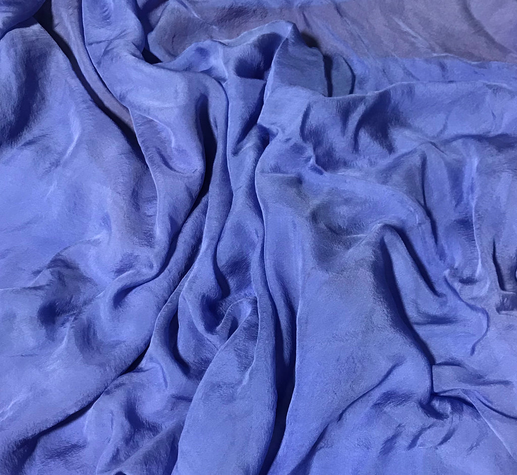 Hyacinth - Hand Dyed Soft Silk Organza