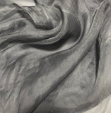 Pearl Gray - Hand Dyed Silk Organza