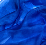 Cornflower Blue - Hand Dyed Silk Organza