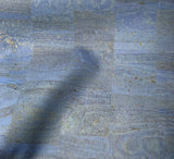 Cork Fabric - Denim Blue