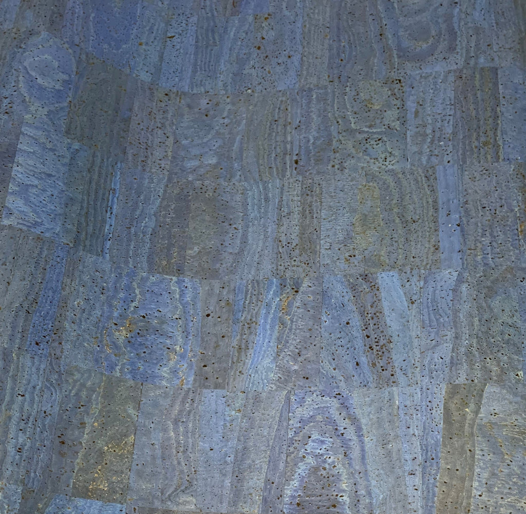 Cork Fabric - Denim Blue