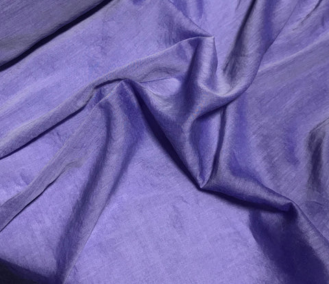 Iris Purple - Hand Dyed Silk/Cotton Voile