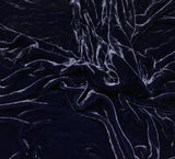 Midnight Blue  - Hand Dyed Silk Velvet