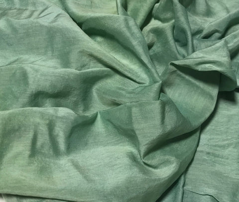 Celadon - Hand Dyed Silk/Cotton Voile