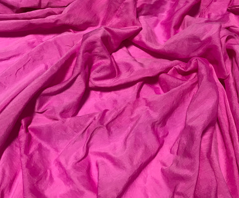 Pink Orchid - Hand Dyed Silk/Cotton Voile