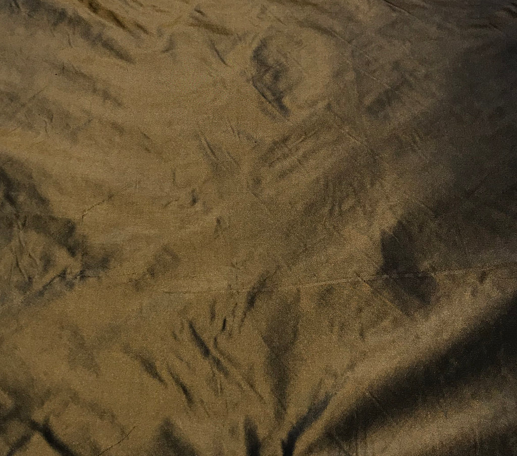 Bronze - Silk Taffeta Fabric 8"x54" Remnant