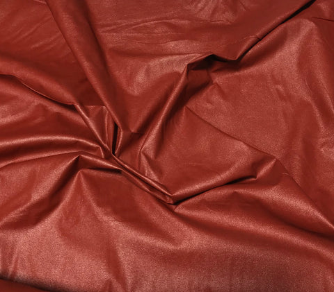 Rust - Faux Leather Fabric