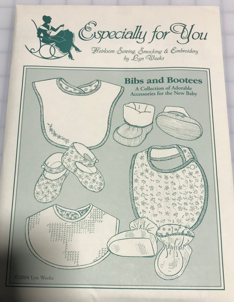 Bibs and Booties Newborn - Large Heirloom Sewing Pattern