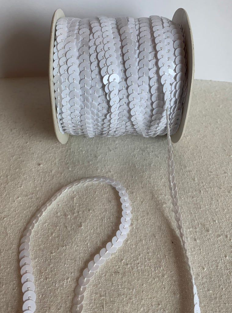 Sequin Ribbon - 1/4" wide - 5 Yards (10 Colors to choose from)