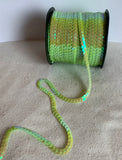 Peacock Teal Sequin Ribbon - 1/4" wide - 5 Yards (10 Colors to choose from)