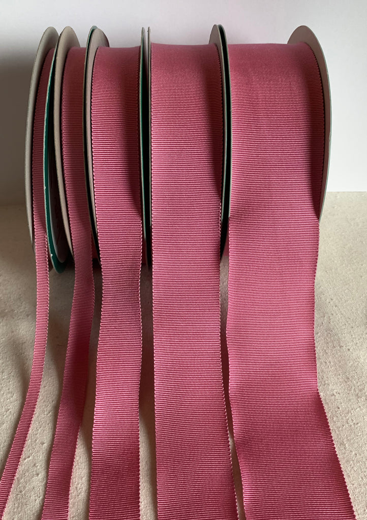 Antique Rose 100% Rayon Petersham Ribbon (5 Widths to choose from)