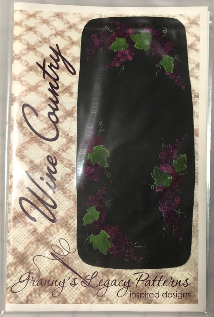 Wine Country Applique - Granny's Legacy Patterns