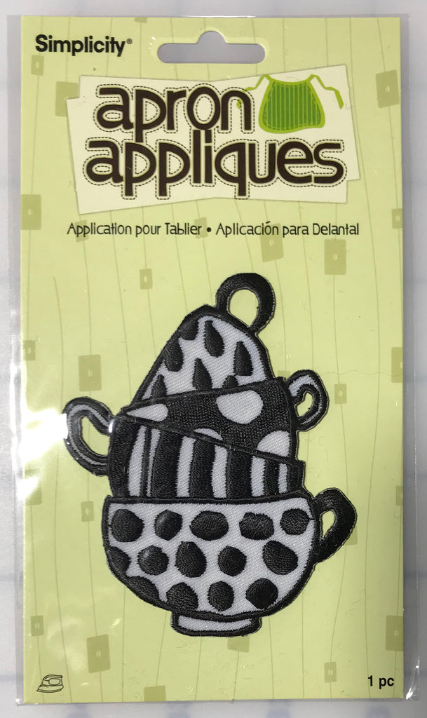 Teacups - Iron-On Applique by Simplicity Apron Appliques