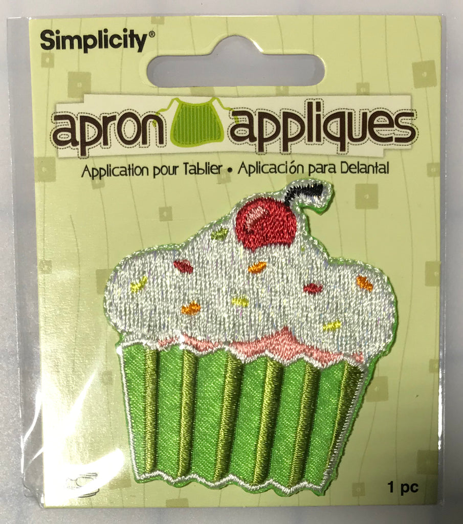 Cupcake - Iron-On Applique by Simplicity Apron Appliques