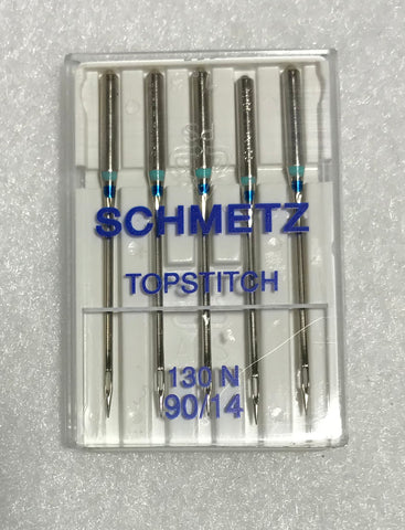 Schmetz Topstitch Machine Needles: 90/14 Pack of 5