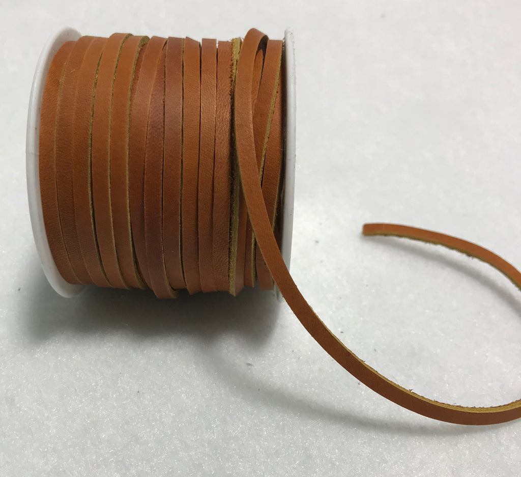 Cow Hide Latigo Leather Lacing Cord (1/8") (2 Colors to choose from)