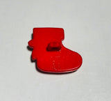Christmas Stocking Plastic Button - 28mm / 1" - Dill Buttons Brand