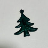 Christmas Tree Plastic Button - 25mm / 1" - Dill Buttons Brand