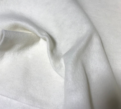 Natural White - 100% Virgin Wool Felt Fabric