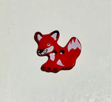 Red Fox Plastic Button - 25mm / 1" - Dill Buttons Brand
