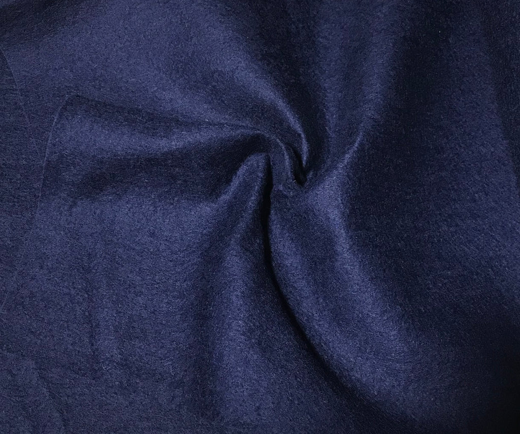 Classic Navy - 100% Virgin Wool Felt Fabric