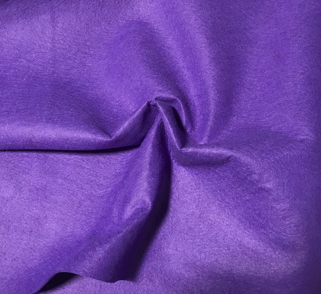 African Violet Purple - 100% Virgin Wool Felt Fabric