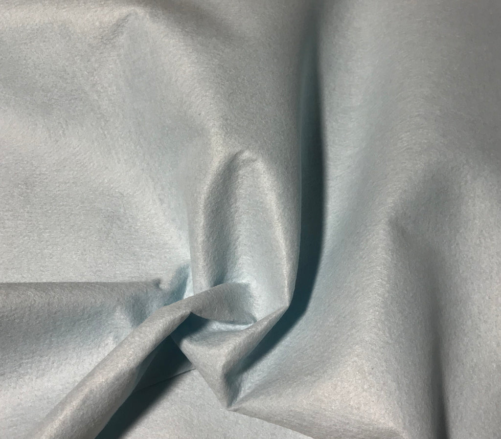 Blue Snow - Wool /Rayon Blend Felt Fabric