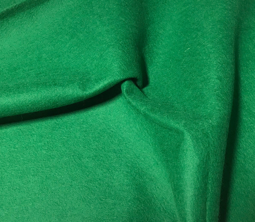 Grassy Meadow Green - Wool /Rayon Blend Felt Fabric