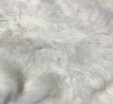White Genuine Rabbit Fur Pelt