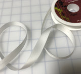 Satin 100% Cotton Ribbon 5/8" wide (12 Colors to choose from)