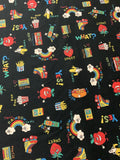Retro Pop - Kokka Japan Cotton Oxford Fabric