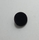 Blackberry Silk Velvet Fabric Buttons - Set of 6 - 5/8"