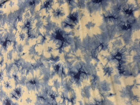 Blue Tie Dye - Kokka Japan Cotton Poplin Fabric