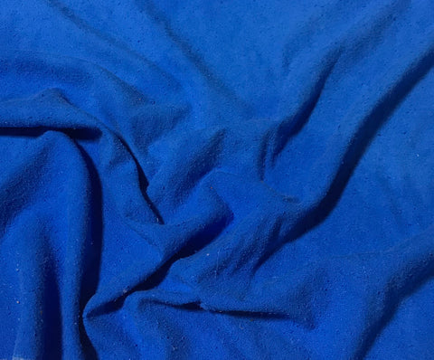Sapphire Blue - Hand Dyed Silk Noil