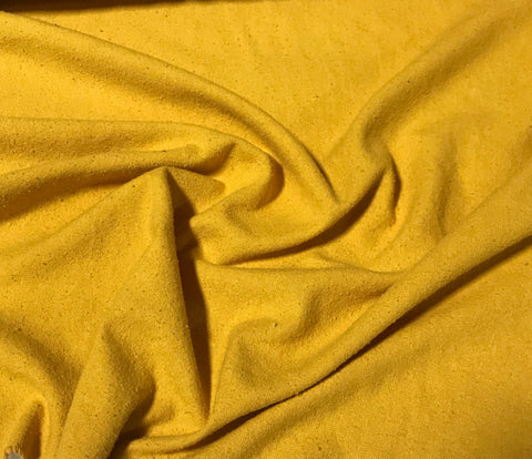 Gold - Hand Dyed Silk Noil Fabric
