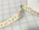 Deer Cotton Ribbon Trim 5/8" Made in France