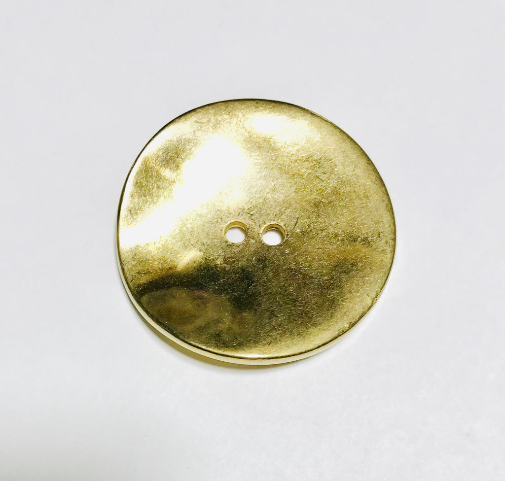 Large Gold Metal Button - 40mm / 1 1/2 - Dill Buttons Brand