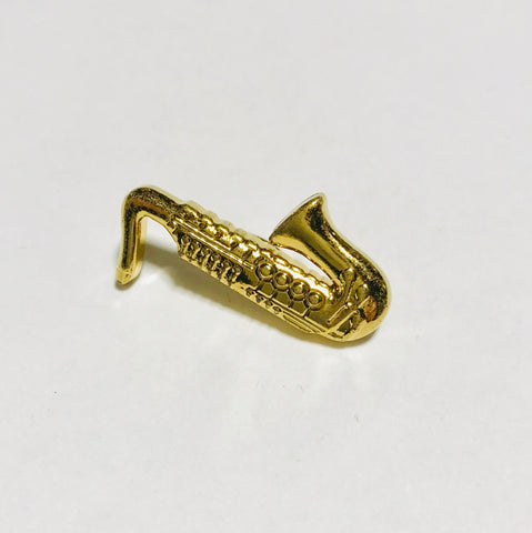 Gold Saxophone Plastic Button - 30mm / 1 1/4" - Dill Buttons Brand