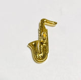 Gold Saxophone Plastic Button - 30mm / 1 1/4" - Dill Buttons Brand