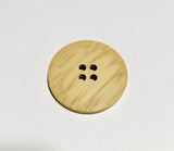 Large Imitation Wood Button - 45mm / 1 3/4" - Dill Buttons Brand