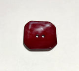 Square Plastic Button - 40mm / 1 3/8 inch - Dill Buttons (6 Colors to Choose From)