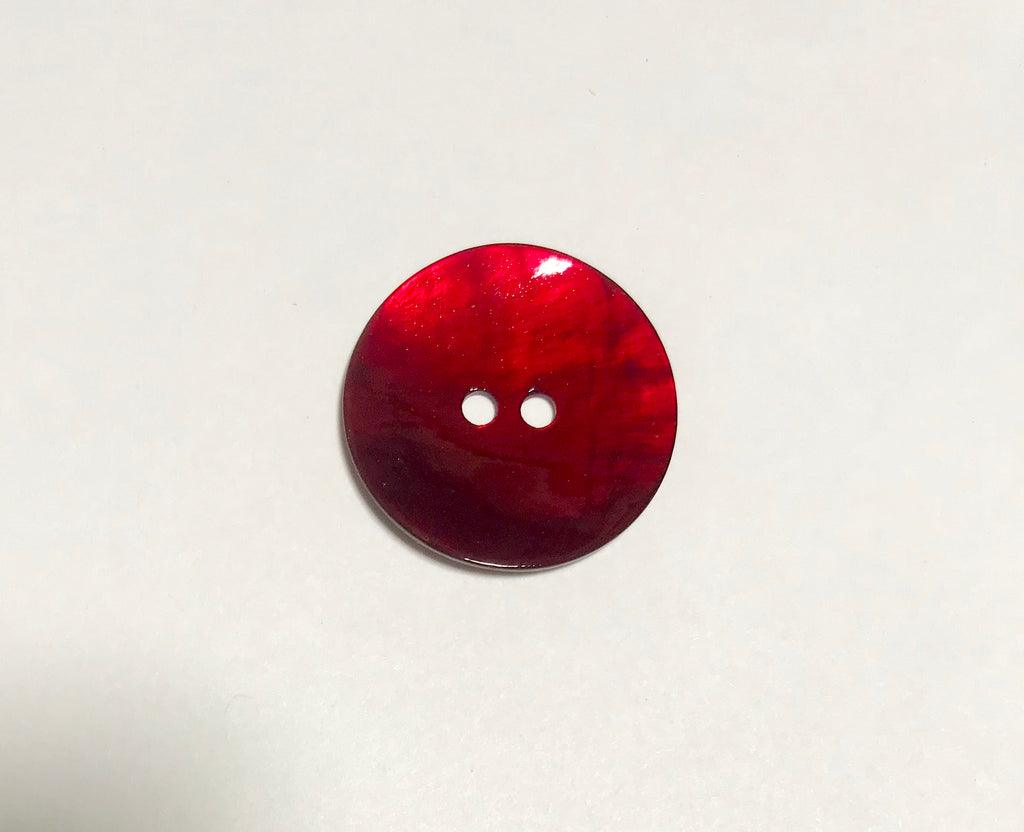 Wine Red Natural Pearl Button - Dill Buttons Brand (3 Sizes to Choose From)