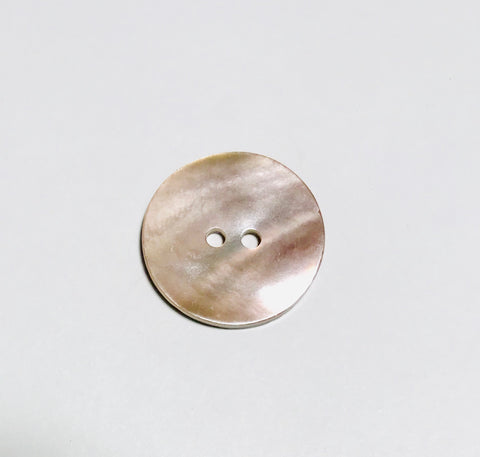 Peach Natural Pearl Button - Dill Buttons Brand (3 Sizes to Choose From)