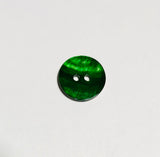 Emerald Green Natural Pearl Button - Dill Buttons Brand (3 Sizes to Choose From)