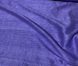 Iris Purple - Hand Dyed Silk Dupioni